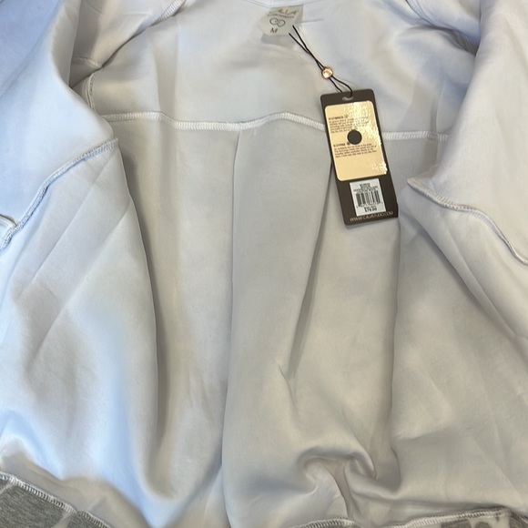NWT Calia BodyBreeze Grey and Yellow Zippered Sweatshirt! Size medium! - Picture 11 of 12